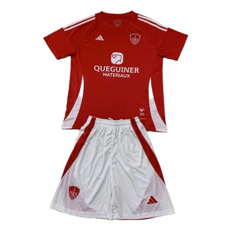 Goedkope Stade Brestois Kids Thuistenue 2024-25